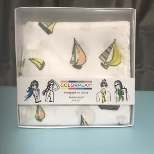 Sailboat ⛵️ Fashion Scarf 泥